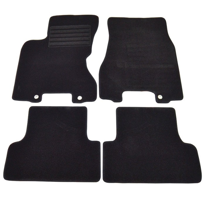Covorase mocheta Nissan X-Trail 2007- Negre, set de 4 bucati AutoDrive ProParts