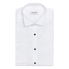 Camasa barbati slim alba ceremonie C015SL