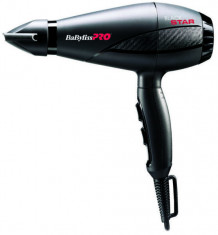 Uscator profesional de par, putere 2000W, BaByliss PRO Black Star - BAB6200E foto