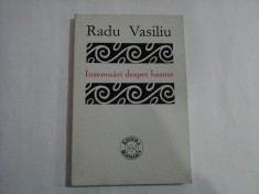 Insemnari despre basme (sublinieri cu creionul) - Radu Vasiliu