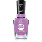 Sally Hansen Miracle Gel&trade; gel de unghii fara utilizarea UV sau lampa LED culoare 054 Violet Voltage 14,7 ml