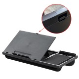 Cumpara ieftin Suport ergonomic laptop, ajustabil 7 pozitii, mouse pad, stand telefon si stilou, perna genunchi, model all in one, RESIGILAT