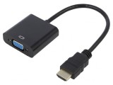 Convertor D-Sub 15pin la HDMI 0,15m Negru