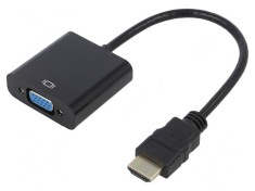 Convertor D-Sub 15pin la HDMI 0,15m Negru