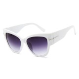 Ochelari de soare pentru femei, 9778, white / gradient