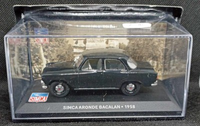 Macheta Simca Aronde Bacalan - Altaya 1/43 foto