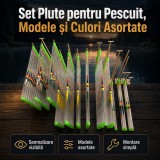 Set Plute pentru Pescuit, Modele și Culori Asortate