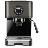 Espressoar manual Black&amp;amp;Decker BXCO1200E, 1200W, 15 bar, Negru/Inox