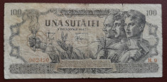 100 lei, 5 decembrie 1947, Romania, circulata foto