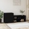 Gossi pantofar, negru, 130x35x54 cm, lemn prelucrat