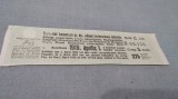 CUPOANE /BON DE TREZORERIE CU REDUCERE 1919 UNGARIA