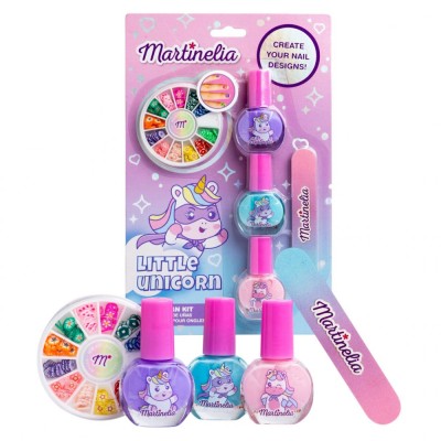 Set produse pentru decorarea unghiilor Little Unicorn, 12015, Martinelia foto