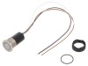 Comutator Capacitiv SCHURTER SPST IP67 Iluminare LED, Montaj &Oslash;16mm, Culori Verde/Rosu