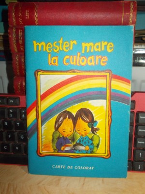 MESTER MARE LA CULOARE ( CARTE DE COLORAT ) , 1991 * foto
