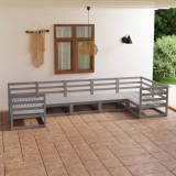 vidaXL Set mobilier de grădină, 7 piese, lemn masiv de pin