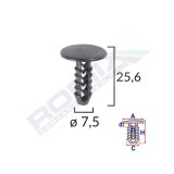 CLIPS TAPITERIE PENTRU FIAT/LANCIA/ALFA ROMEO SET 25 BUC 61500