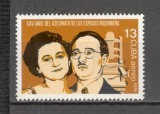 Cuba.1978 Posta aeriana-25 ani uciderea sotilor Rosenberg SC.635