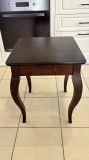 Masuta cafea clasica nuc, lemn masiv, 45x45x55 cm, ASTRA 2
