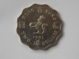 TWO DOLLARS 1981 HONG KONG, Asia
