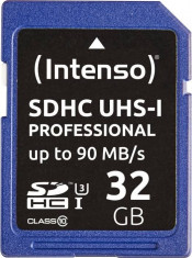 Card de memorie Intenso 32GB SDHC Clasa 10 UHS-I foto