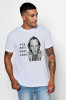 Tricou barbati alb - Dali - I want CASH - M, THEICONIC