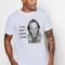 Tricou barbati alb - Dali - I want CASH - M