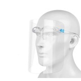 Cumpara ieftin Viziera de protectie reutilizabila cu rama tip ochelari, transparenta, din policarbonat, pentru adulti