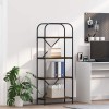 VidaXL Raft pentru cărți Stejar afumat 60 x 30 x 146 cm Lemn compozit