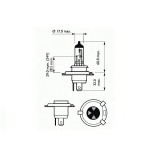 Bec Far H4 12V 60/55W P43t Basic Sct 45420 202792