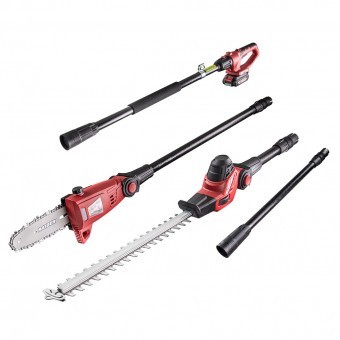 Fierastrau electric cu lant pentru crengi si gard viu Raider Garden, Lungime 116 cm, 20 V, 2 Ah foto