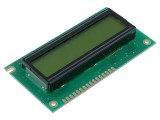 Afişaj LCD Alfanumeric 16x2 Galben-Verde LED