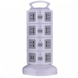 Cumpara ieftin Prelungitor vertical universal cu 4 nivele, 16 prize si 2 porturi USB