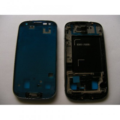 Rama LCD fata Samsung I9300i Galaxy S3 Silver Original foto