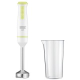 Blender de mana Zelmer ZHB4561L, 800 W, 1 viteza si Turbo, 0.8 l, Alb/Galben