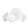 Kit Alarma Smart Home EZVIZ ZigBee CS-B1: Gateway CS-A3, PIR CS-T1C, Contact CS-T2C, Buton CS-T3C. Detectie Efractie, Notificari Mobile