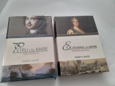 PETRU CEL MARE /Ecaterina cea Mare. Robert K. Massie 2 VOLUME RF9/1 foto