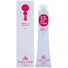 Kallos KJMN Cream Hair Colour Keratin & Argan Oil culoare par cu keratina si ulei de argan culoare 10.31 Platinum Golden Ash Blond 100 ml