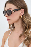 Chlo&eacute; ochelari de soare femei, culoarea maro, CH0237SK, Chloe