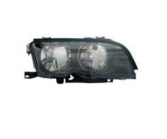Far Bmw Seria 3 (E46), Coupe/Cabrio, 05.1999-06.2001, montare fata, dreapta, H7+H7; electric; reflector negru; cu motor; halogen, Magneti Marelli