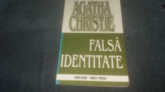 AGATHA CHRISTIE - FALSA IDENTITATE foto