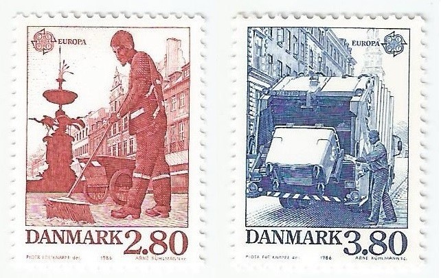 |Danemarca, Europa CEPT, 1986, MNH