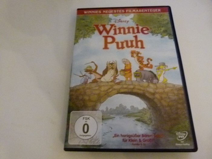 Winnie Pooh, dvd