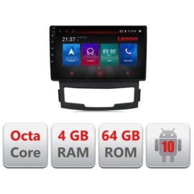 Navigatie Ssangyong Korando 2011- E-159 Octa Core cu Android Radio Bluetooth Internet GPS WIFI DSP 4+64GB 4G CarStore Technology foto