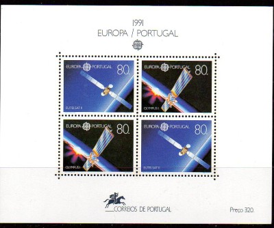 PORTUGALIA 1991, EUROPA CEPT, serie neuzată, MNH foto