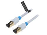 Cablu Patch S/FTP Cat6 RJ45 1m Gri