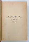 BULETINUL SOCIETATII REGALE ROMANE DE GEOGRAFIE , TOMUL LIII , 1934, LEGATURA CARTONATA