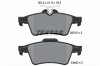 Set placute frana TEXTAR 2521801