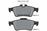 Set placute frana TEXTAR 2521801