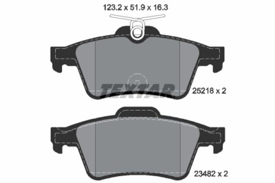 Set placute frana TEXTAR 2521801 foto