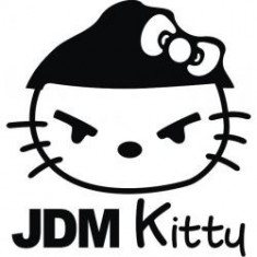 Stickere auto JDM kitty